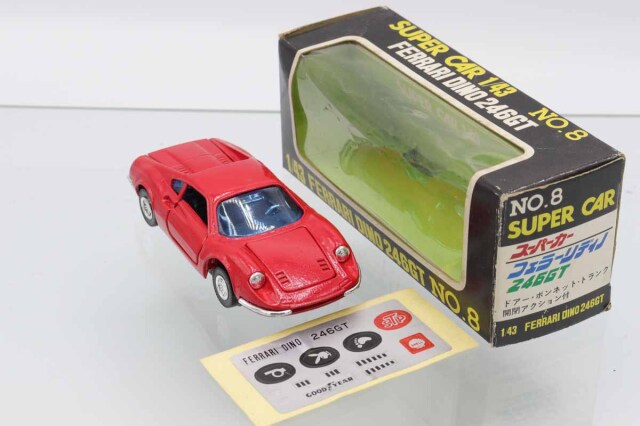 ミニカーショップ ケンボックス サクラ☆NO.8☆フェラーリディーノ
