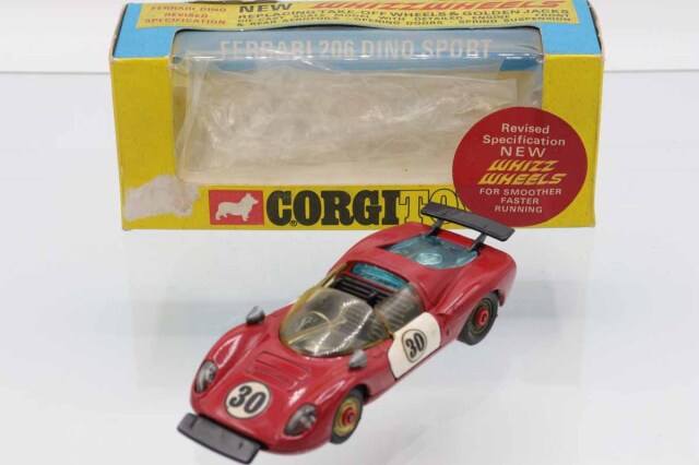 ミニカーショップ ケンボックス CORGI☆344☆FERRARI 206 DINO SPORT
