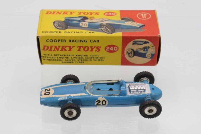 クーパー レーシングカー - ディンキートイズ #240 ミニカーショップ ケンボックス DINKY TOYS☆240☆COOPER Racing Car