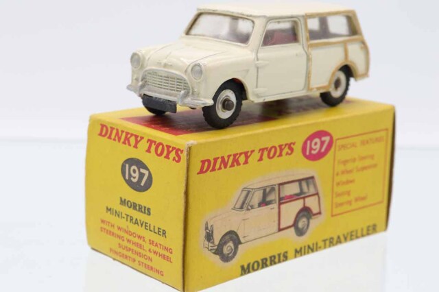 DINKY TOYS 197 MORRIS MINI-TRAVELLER 箱付き ミニカーショップ ケンボックス DINKY TOYS☆197☆MORRIS MINI