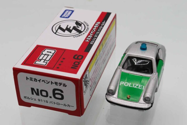 POLICE 911 トミカ　稀少品 ミニカーショップ ケンボックス トミカ 特注・その他☆NO.6☆ポルシェ