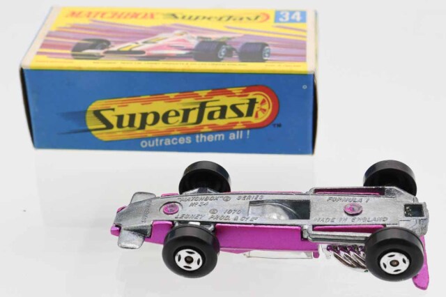 マッチボックス ミニカー ミニカーショップ ケンボックス マッチボックス☆34☆フォーミュラ1(紫