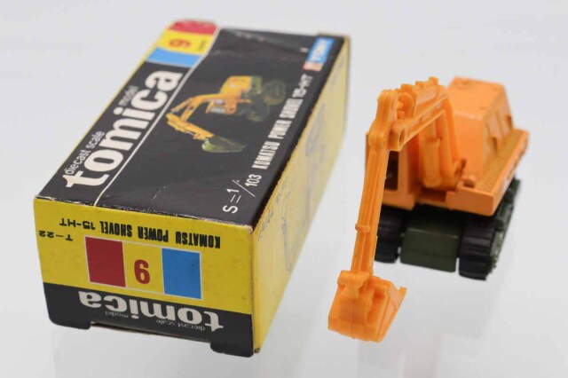 ミニカーショップ ケンボックス トミカ 黒箱☆9☆小松パワーショベル15