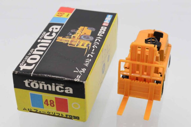 ミニカーショップ ケンボックス トミカ 黒箱☆48☆小松フォークリフト