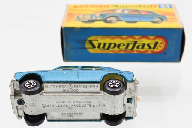 ミニカーショップ ケンボックス マッチボックス☆64☆MG.1100.(青