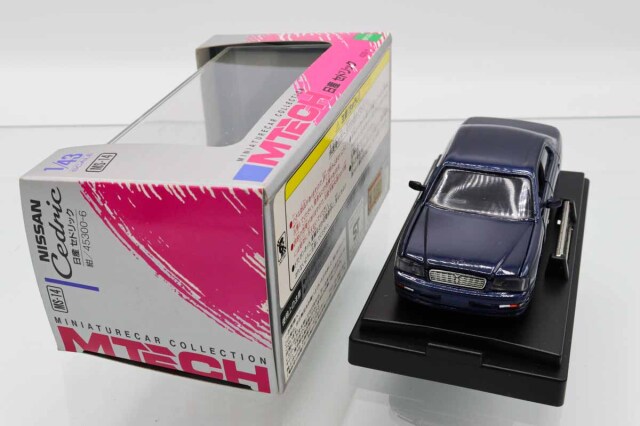 mkkさん専用 ミニカーショップ ケンボックス エムテック☆MS-14☆日産セドリック(青