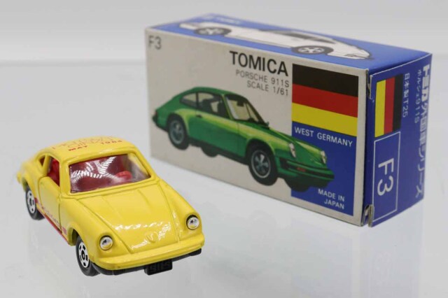 ミニカーショップ ケンボックス トミカ 青箱☆F3☆ポルシェ911S 松屋