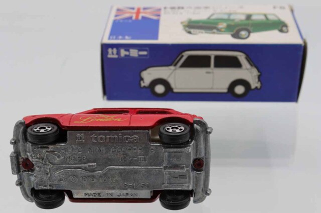 ミニカーショップ ケンボックス トミカ 青箱☆F8☆BLMCミニクーパー S