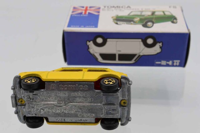 トミカF8 BLMCミニクーパー S マークIII リップスピード特注 ミニカーショップ ケンボックス トミカ 青箱☆F8☆BLMCミニ クーパーS