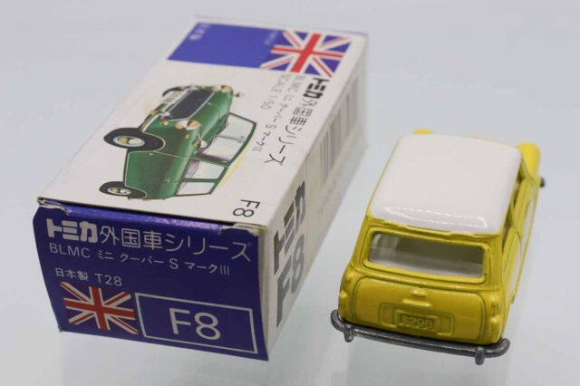 青箱F8ミ BLMC ミニクーパー S マークⅢ クリヤマモケイ ジャック品 ミニカーショップ ケンボックス トミカ 青箱☆F8☆BLMCミニ クーパー S