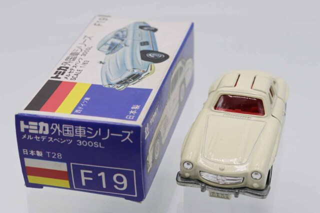 (3816)トミカ 青箱 日本製 メルセデス ベンツ 300SL ミニカーショップ ケンボックス トミカ 青箱☆F19☆メルセデスベンツ