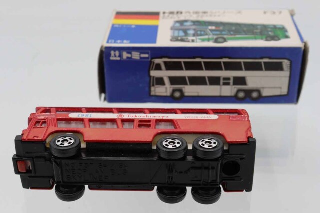 (3892)トミカ 青箱 日本製 ネオプラン バス スカイライナー 高島屋 ミニカーショップ ケンボックス トミカ 青箱☆F37☆ネオプランバス