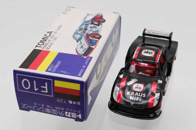 トミカ 青箱　ポルシェ935ターボ　シルバー黒ウイング　青箱付 ミニカーショップ ケンボックス トミカ 青箱☆F31☆ポルシェ935ターボ