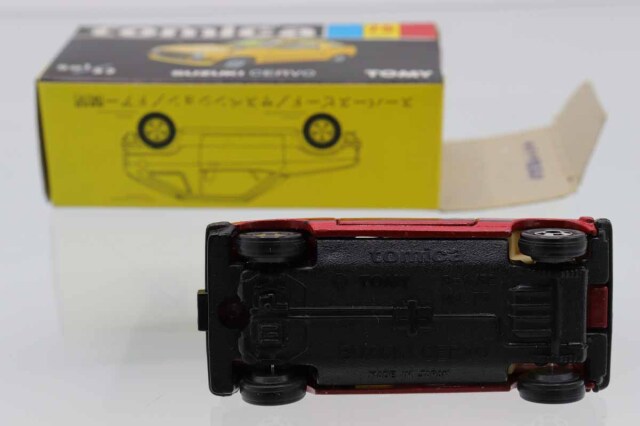 ミニカーショップ ケンボックス トミカ 黒箱☆75☆スズキセルボ(赤/黒