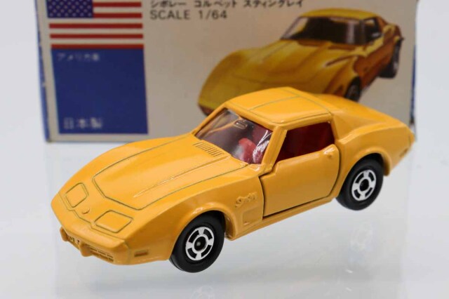 ミニカーショップ ケンボックス トミカ 青箱☆F21☆シボレーコルベット