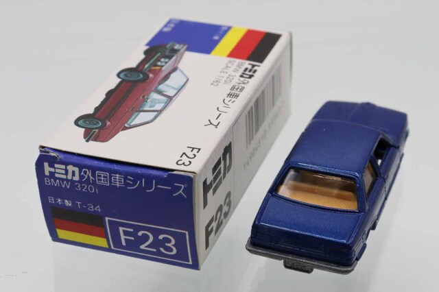 トミカ　青箱 F23 BMW320i ADVAN ミニカーショップ ケンボックス トミカ 青箱☆F23☆BMW 320i(青