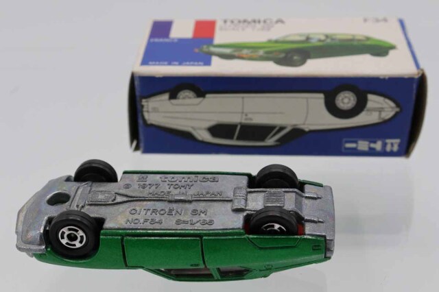 ミニカーショップ ケンボックス トミカ 青箱☆F34☆シトロエン SM (緑
