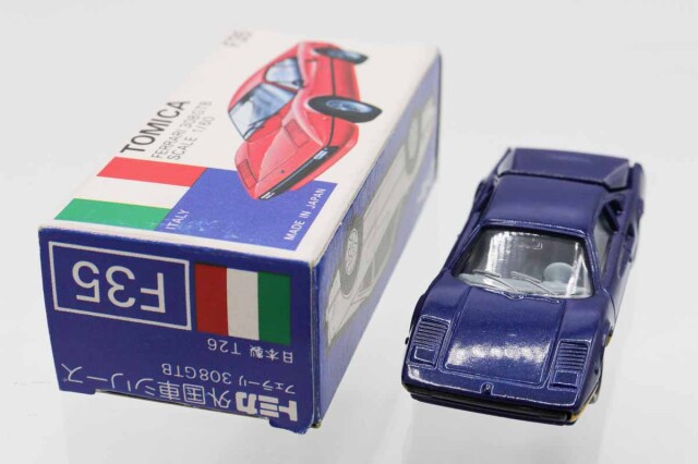ミニカーショップ ケンボックス トミカ 青箱☆F35☆フェラーリ308 GTB
