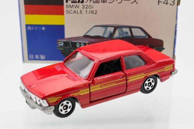 ミニカーショップ ケンボックス トミカ 青箱☆F43☆BMW 320i(赤) ※箱