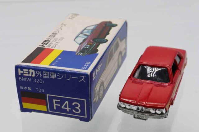 ミニカーショップ ケンボックス トミカ 青箱☆F43☆BMW 320i(赤) ※箱
