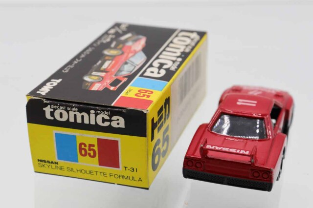 トミカ　黒箱　65 日産　スカイライン　シルエットフォーミュラ　日本製　三越特注 USED トミカ 黒箱 65 日産 スカイライン シルエット フォーミュラ