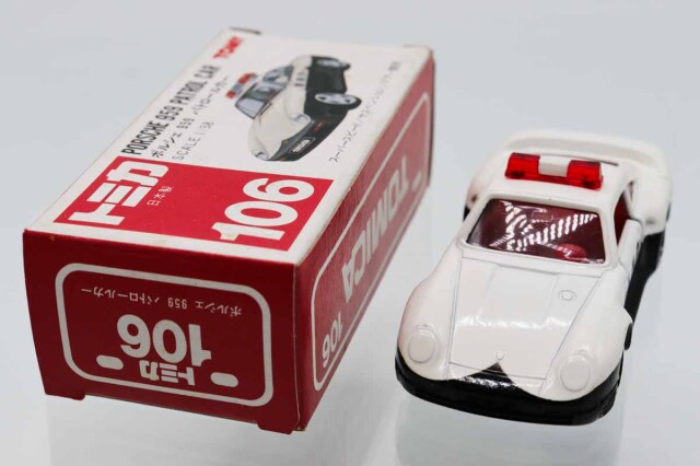 フ*ド様 トミカ赤箱日本製 ポルシェ 959 パトロールカー ミニカーショップ ケンボックス トミカ 赤箱(日本製)☆106☆ポルシェ