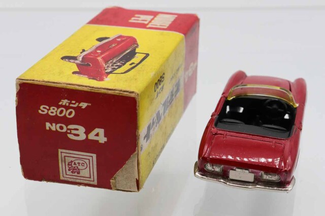 ミニカーショップ ケンボックス モデルペット☆34☆ホンダS800 (赤