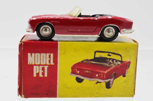 ミニカーショップ ケンボックス モデルペット☆34☆ホンダS800 (赤