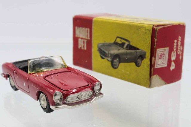ミニカーショップ ケンボックス モデルペット☆34☆ホンダS800 (赤