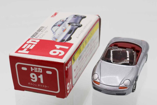 ミニカーショップ ケンボックス トミカ 赤箱☆91☆ポルシェボクスター