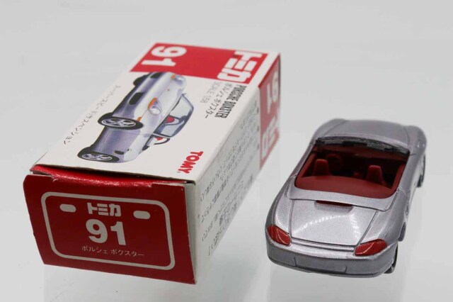 ミニカーショップ ケンボックス トミカ 赤箱☆91☆ポルシェボクスター