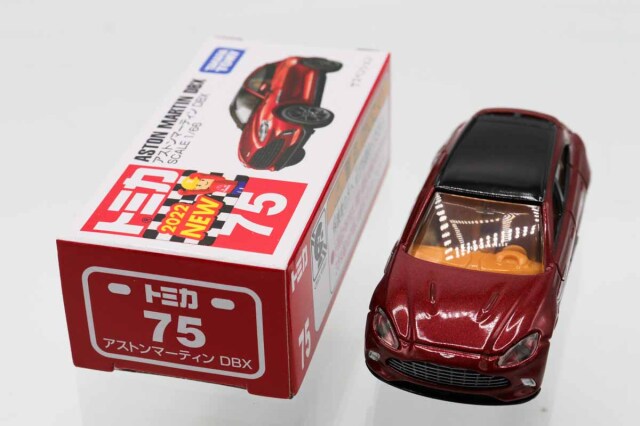 ミニカーショップ ケンボックス トミカ 赤箱☆75☆アストンマーティン