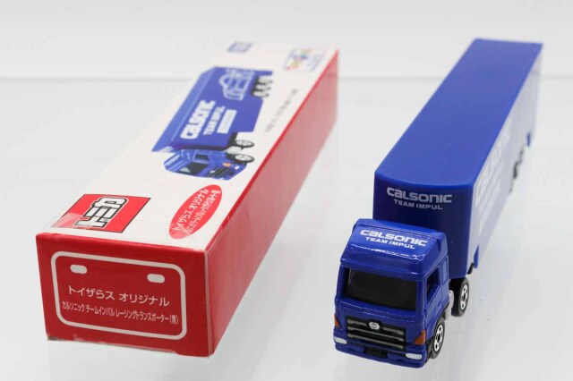 ロングトミカ カルソニックチームインパルレーシングトランスポータートイザらス ミニカーショップ ケンボックス ロングトミカ日野プロフィア