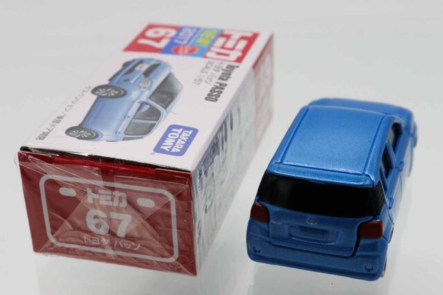 ミニカーショップ ケンボックス トミカ 赤箱☆67☆トヨタパッソ