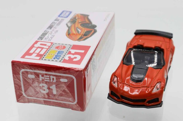 ミニカーショップ ケンボックス トミカ 赤箱☆31☆シボレーコルベット