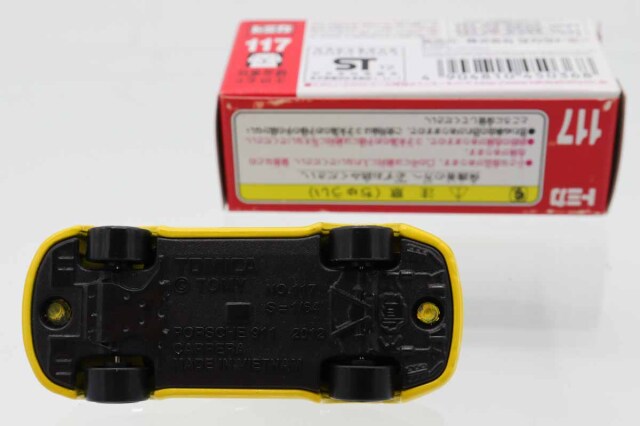 ミニカーショップ ケンボックス トミカ 赤箱☆117☆ポルシェ911 カレラ