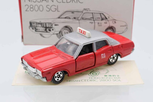 トミカ　セドリック 2800 SGL 香港タクシー ミニカーショップ ケンボックス トミカ特注（日本製）☆NO.13☆日産