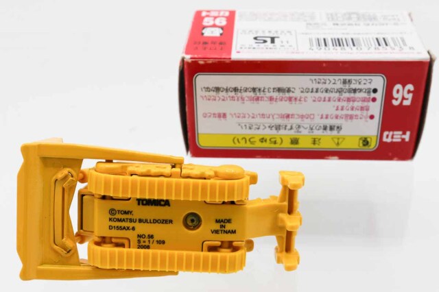 ミニカーショップ ケンボックス トミカ 赤箱☆56☆コマツブルドーザー