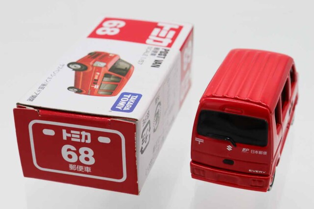 ミニカーショップ ケンボックス トミカ 赤箱☆68☆スズキエブリィ 郵便