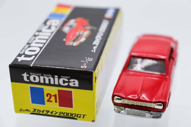 ミニカーショップ ケンボックス 復刻トミカ☆21☆日産スカイライン