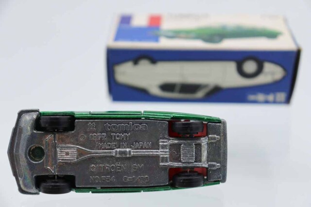ミニカーショップ ケンボックス トミカ 青箱☆F34☆シトロエン SM (緑