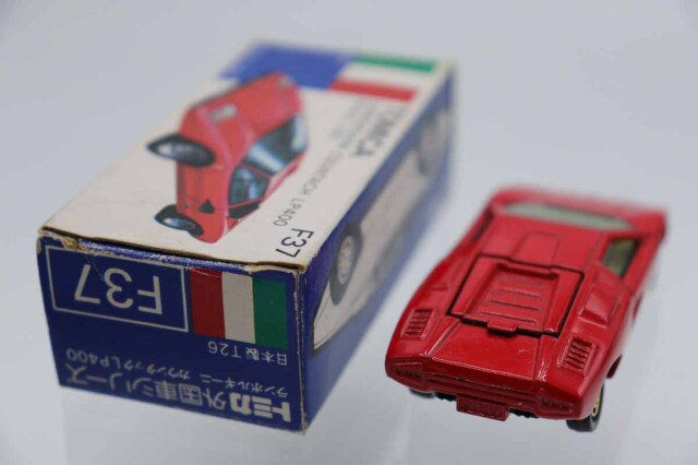 青箱 黒箱 トミカ 空箱 ミニクーパー カウンタック ファミリア 日本製