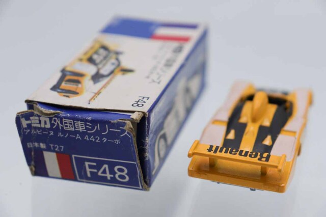 ミニカーショップ ケンボックス トミカ 青箱☆F48☆アルピーヌルノーA
