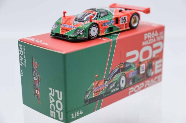 ミニカーショップ ケンボックス POP RACE☆PR640301☆マツダ787B 1991
