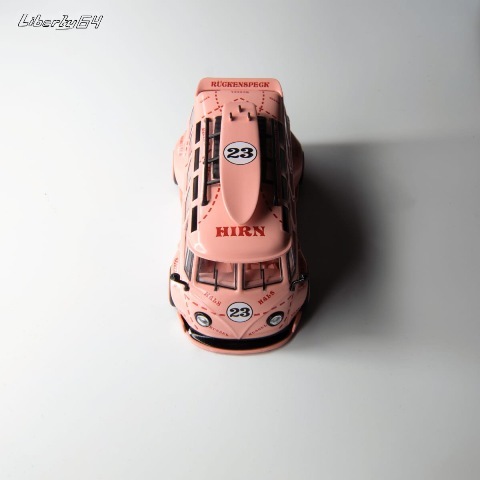 ワーゲンバス　1/64  ピンクピッグ Liberty64 フォルクスワーゲン ワーゲンバス VW T1 Kombi