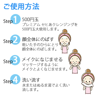 プレミアム セヒあクレンジング 説明