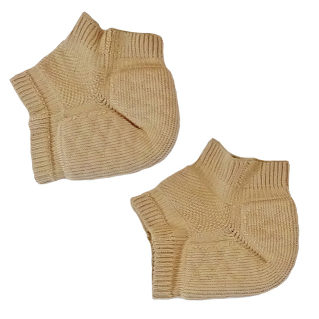 カカトサポーター説明-キャメル