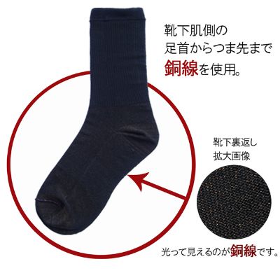 宇宙のくつ下 コットン 説明