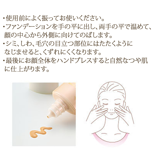 リンクル光艶ファンデーション 説明