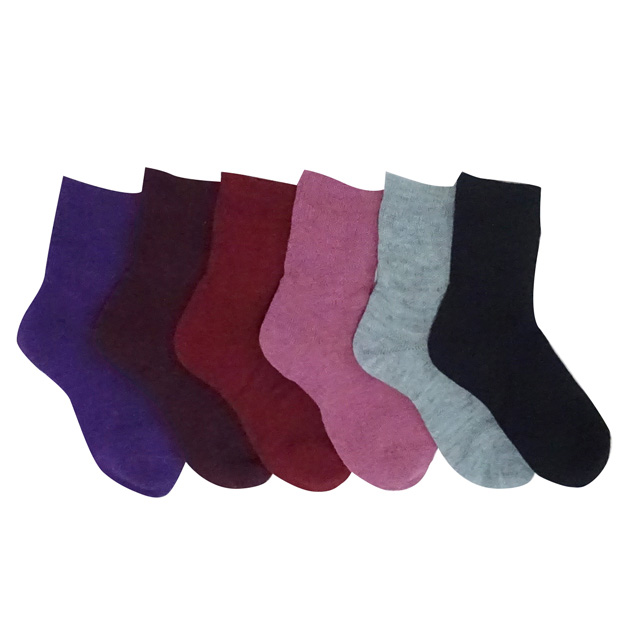 遠赤つるつるヒール　二重編み靴下 Ｍサイズ